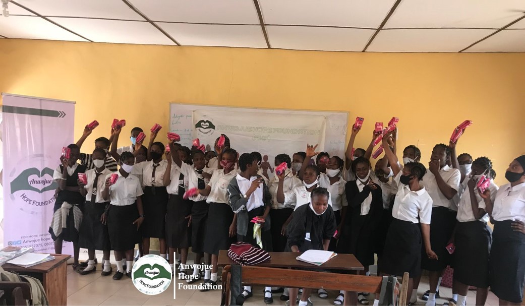 The organization also reached 150 hearing enhanced students at St. Peter’s college, Olomore on Thursday 18th February, 2021.