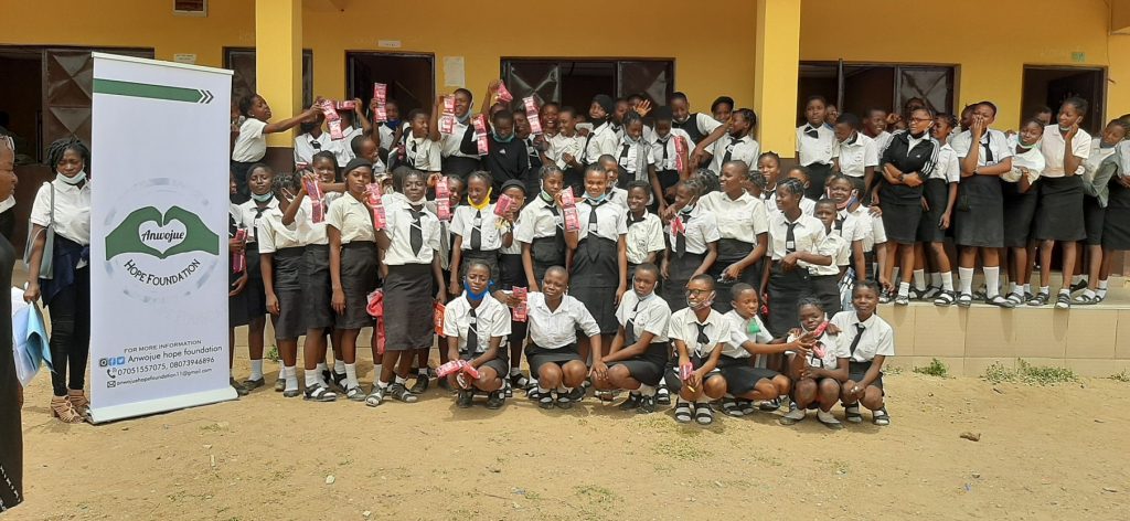 The organization also reached 150 hearing enhanced students at St. Peter’s college, Olomore on Thursday 18th February, 2021.